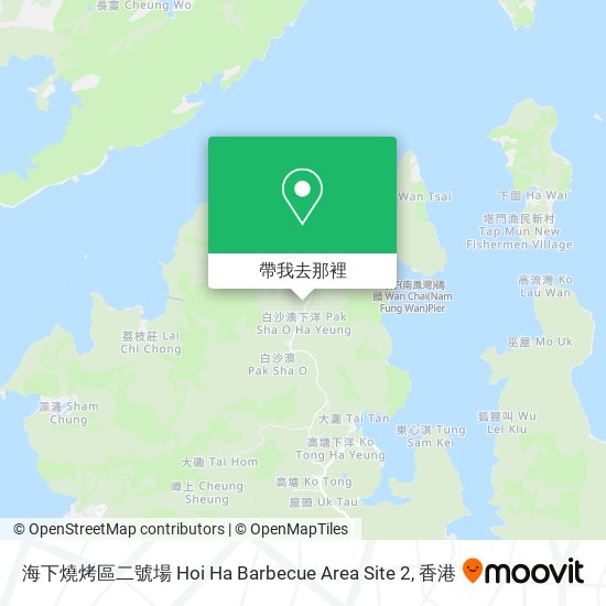 海下燒烤區二號場 Hoi Ha Barbecue Area Site 2地圖