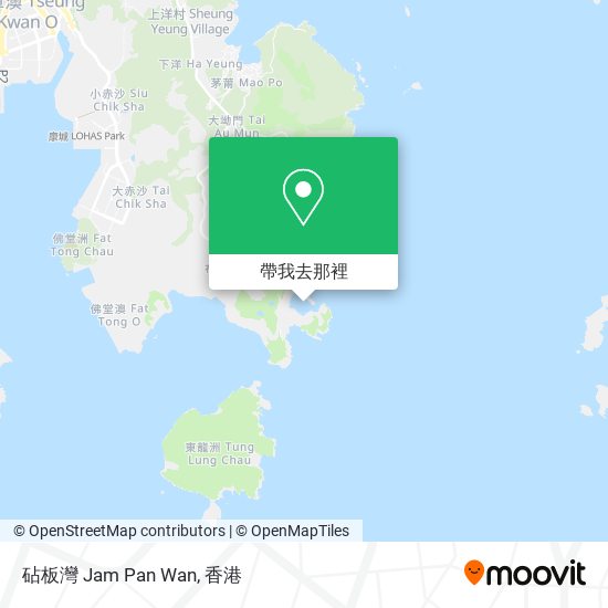 砧板灣 Jam Pan Wan地圖