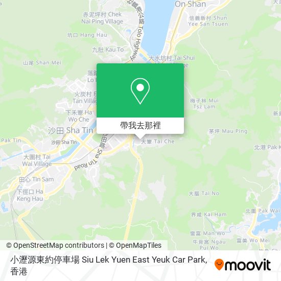 小瀝源東約停車場 Siu Lek Yuen East Yeuk Car Park地圖