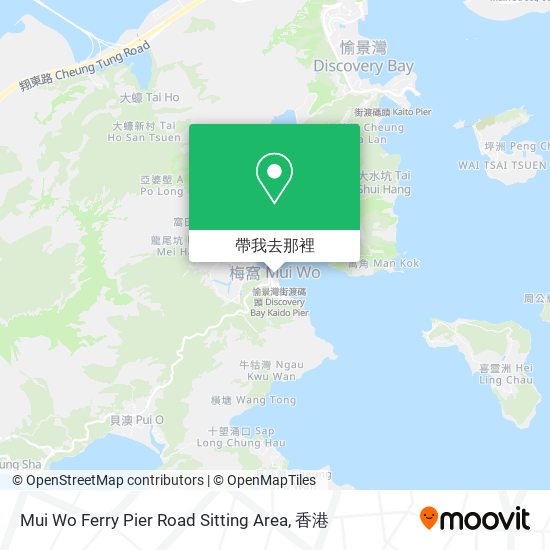 Mui Wo Ferry Pier Road Sitting Area地圖