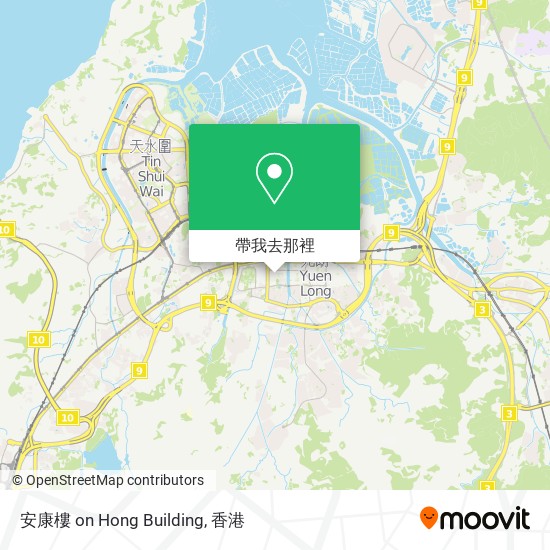 安康樓 on Hong Building地圖