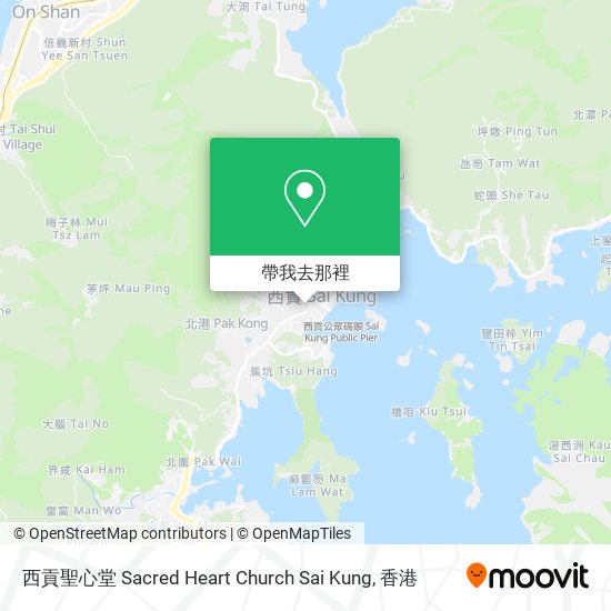 西貢聖心堂 Sacred Heart Church Sai Kung地圖