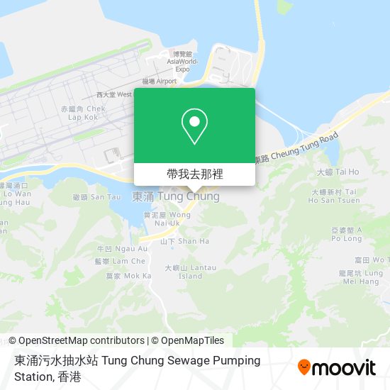東涌污水抽水站 Tung Chung Sewage Pumping Station地圖