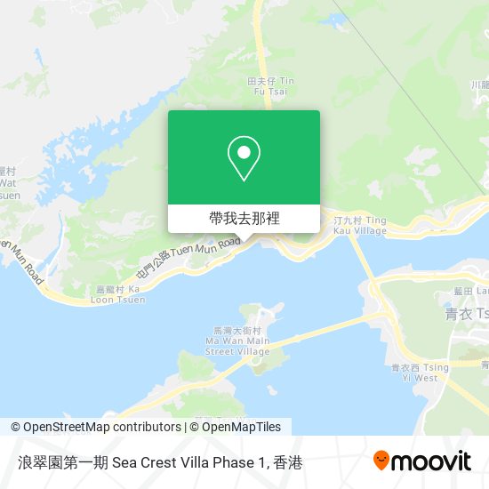 浪翠園第一期 Sea Crest Villa Phase 1地圖