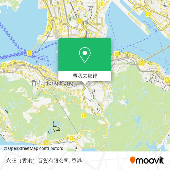 永旺（香港）百貨有限公司地圖