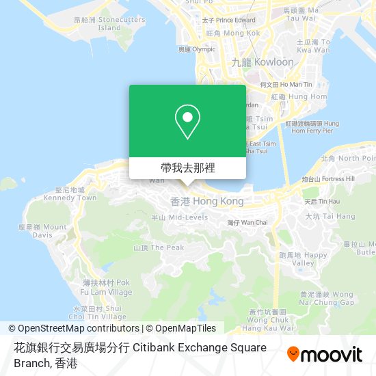 花旗銀行交易廣場分行 Citibank Exchange Square Branch地圖