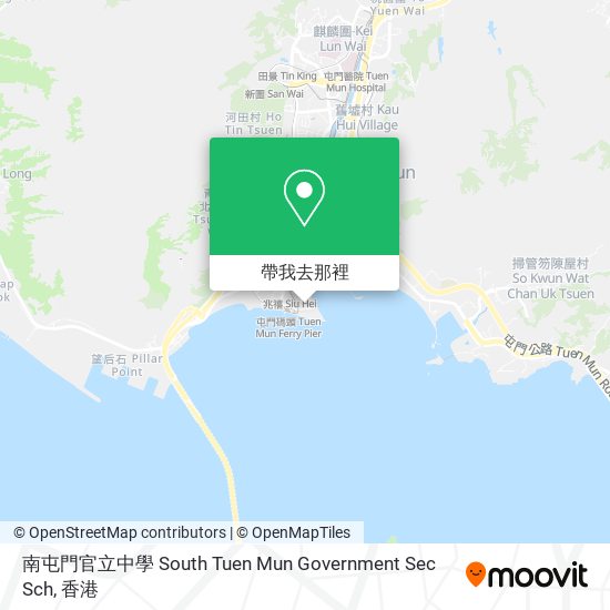 南屯門官立中學 South Tuen Mun Government Sec Sch地圖