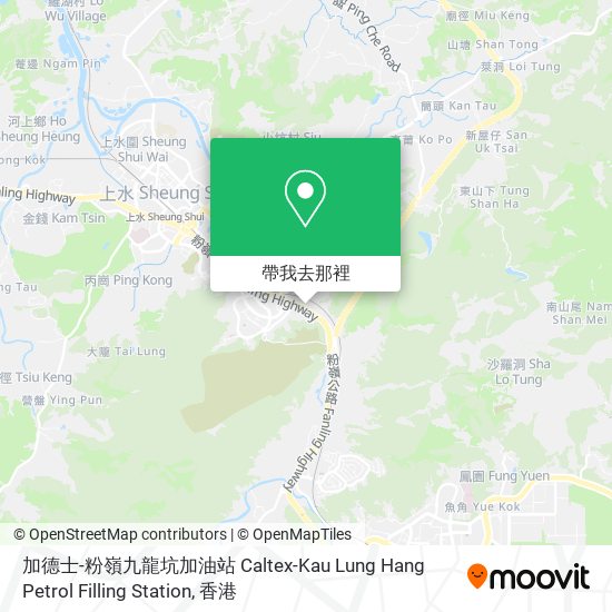 加德士-粉嶺九龍坑加油站 Caltex-Kau Lung Hang Petrol Filling Station地圖