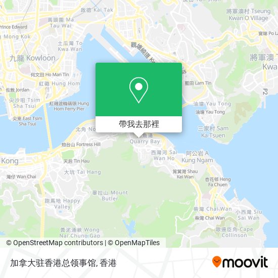 加拿大驻香港总领事馆地圖