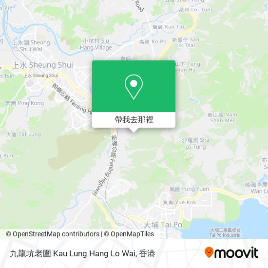 九龍坑老圍 Kau Lung Hang Lo Wai地圖