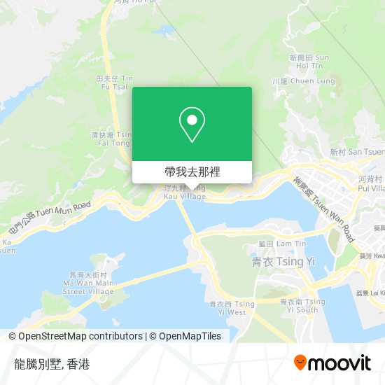 龍騰別墅地圖