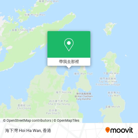 海下灣 Hoi Ha Wan地圖