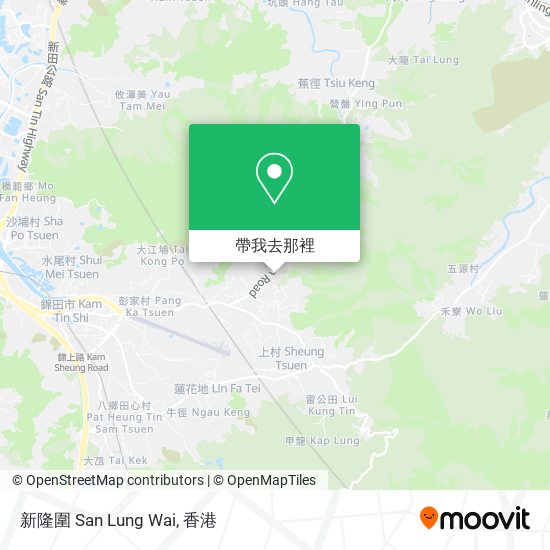 新隆圍 San Lung Wai地圖