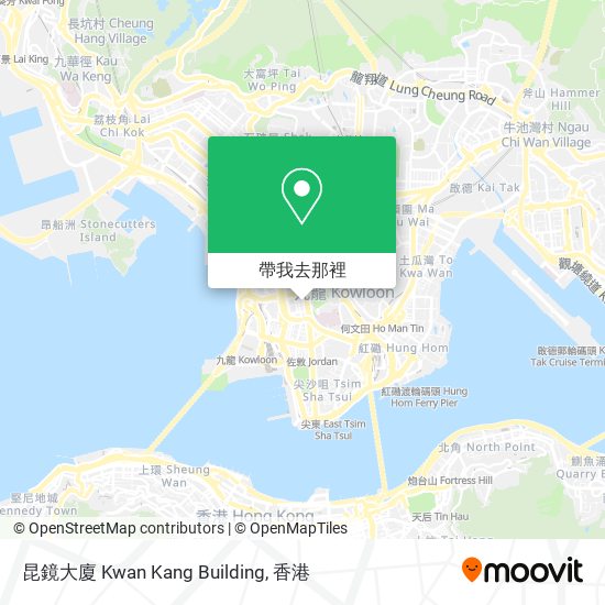 昆鏡大廈 Kwan Kang Building地圖