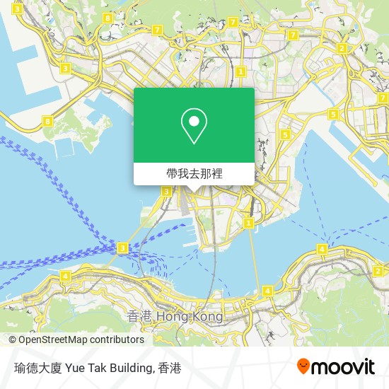 瑜德大廈 Yue Tak Building地圖