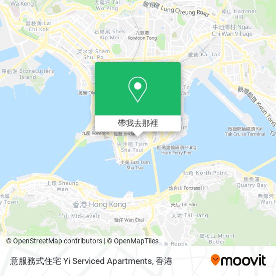 意服務式住宅 Yi Serviced Apartments地圖