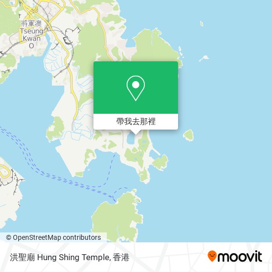 洪聖廟 Hung Shing Temple地圖
