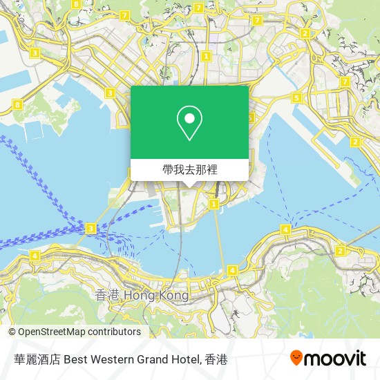 華麗酒店 Best Western Grand Hotel地圖