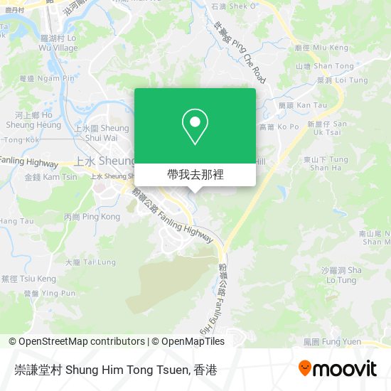 崇謙堂村 Shung Him Tong Tsuen地圖