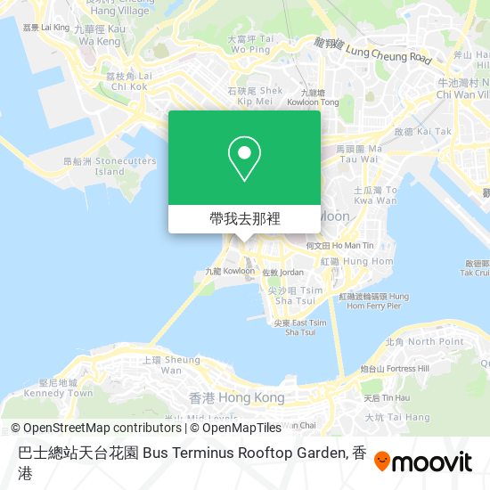 巴士總站天台花園 Bus Terminus Rooftop Garden地圖