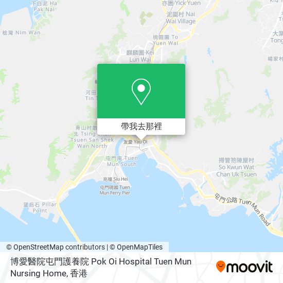 博愛醫院屯門護養院 Pok Oi Hospital Tuen Mun Nursing Home地圖