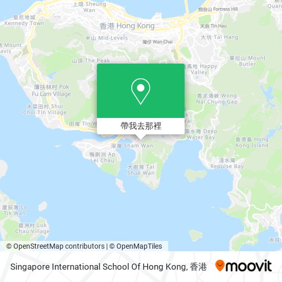 Singapore International School Of Hong Kong地圖