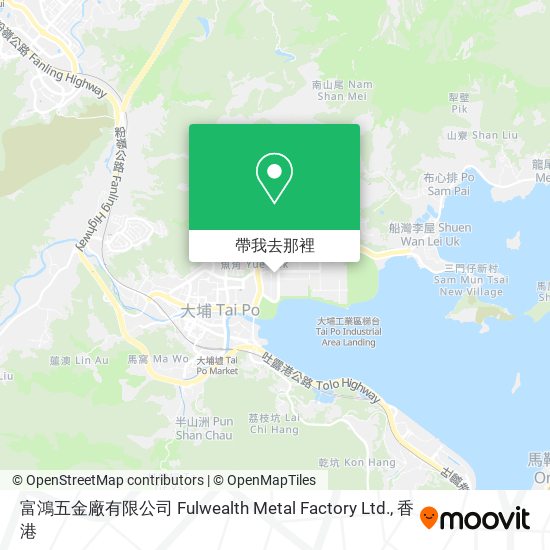 富鴻五金廠有限公司 Fulwealth Metal Factory Ltd.地圖