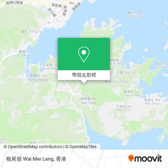 桅尾嶺 Wai Mei Leng地圖