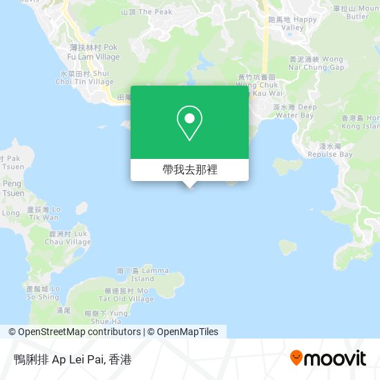 鴨脷排 Ap Lei Pai地圖