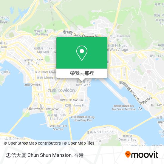忠信大廈 Chun Shun Mansion地圖