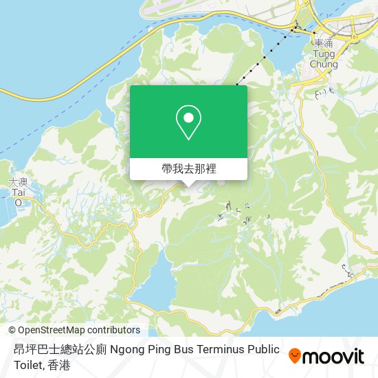 昂坪巴士總站公廁 Ngong Ping Bus Terminus Public Toilet地圖