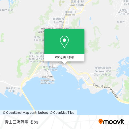 青山三洲媽廟地圖