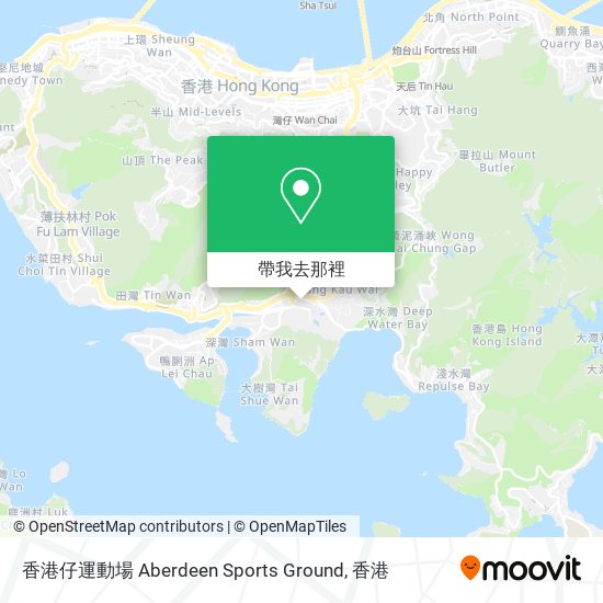 香港仔運動場 Aberdeen Sports Ground地圖