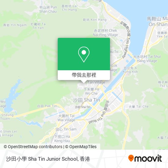 沙田小學 Sha Tin Junior School地圖