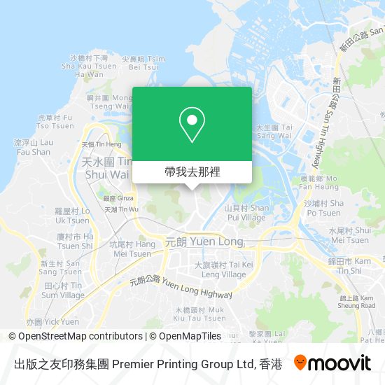 出版之友印務集團 Premier Printing Group Ltd地圖