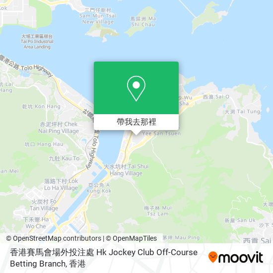 香港賽馬會場外投注處 Hk Jockey Club Off-Course Betting Branch地圖