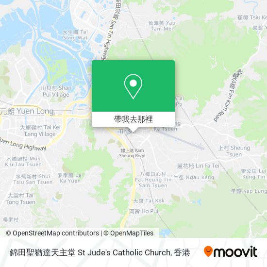 錦田聖猶達天主堂 St Jude's Catholic Church地圖