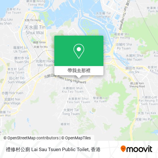禮修村公廁 Lai Sau Tsuen Public Toilet地圖