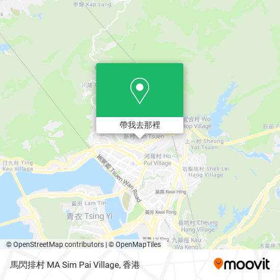 馬閃排村 MA Sim Pai Village地圖