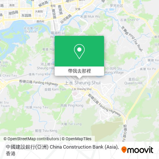 中國建設銀行(亞洲) China Construction Bank (Asia)地圖