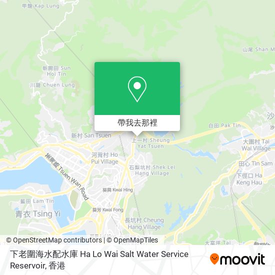 下老圍海水配水庫 Ha Lo Wai Salt Water Service Reservoir地圖