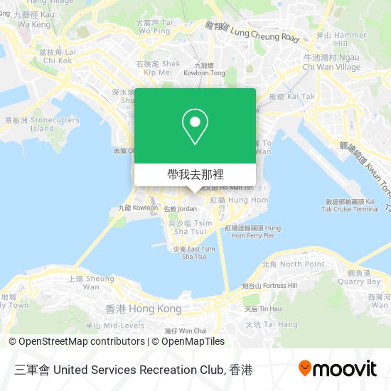 三軍會 United Services Recreation Club地圖