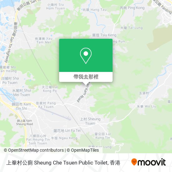 上輋村公廁 Sheung Che Tsuen Public Toilet地圖