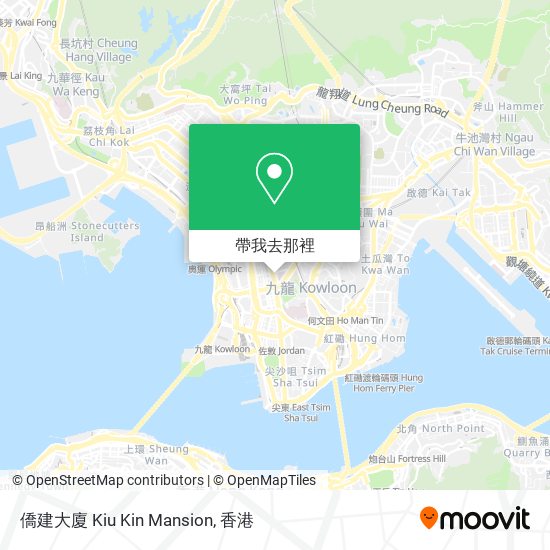 僑建大廈 Kiu Kin Mansion地圖