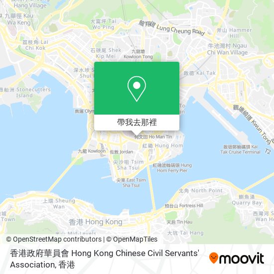 香港政府華員會 Hong Kong Chinese Civil Servants' Association地圖