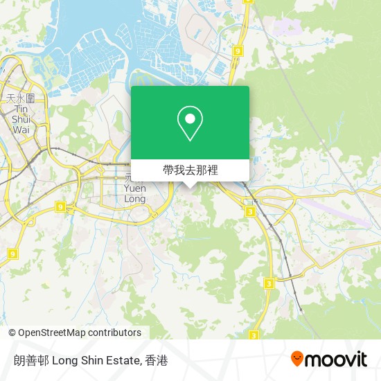 朗善邨 Long Shin Estate地圖