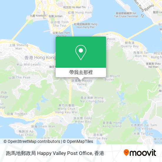 跑馬地郵政局 Happy Valley Post Office地圖