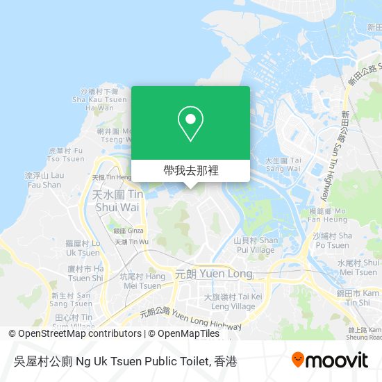 吳屋村公廁 Ng Uk Tsuen Public Toilet地圖