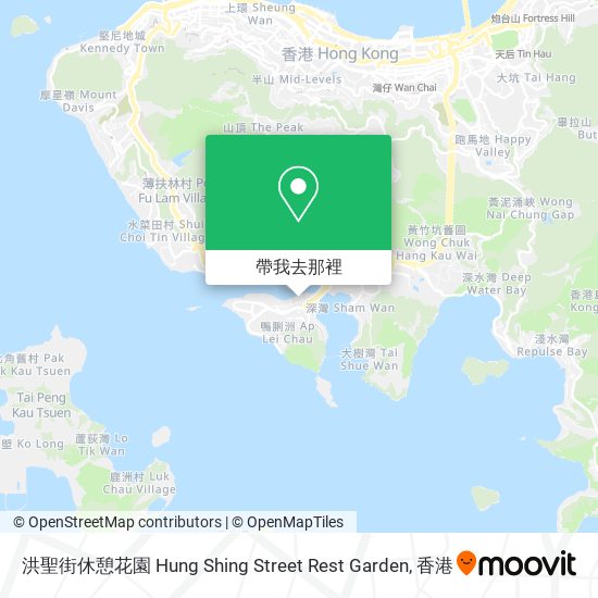 洪聖街休憩花園 Hung Shing Street Rest Garden地圖