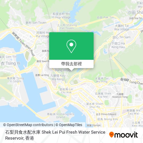 石梨貝食水配水庫 Shek Lei Pui Fresh Water Service Reservoir地圖